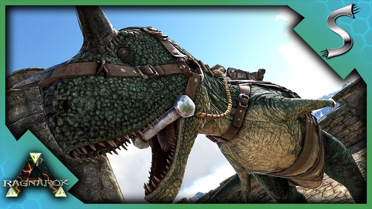 HIGH LEVEL CARNOTAURUS TAMING AND BREEDING! - Ark: RAGNAROK [DLC Gameplay S3E55]
