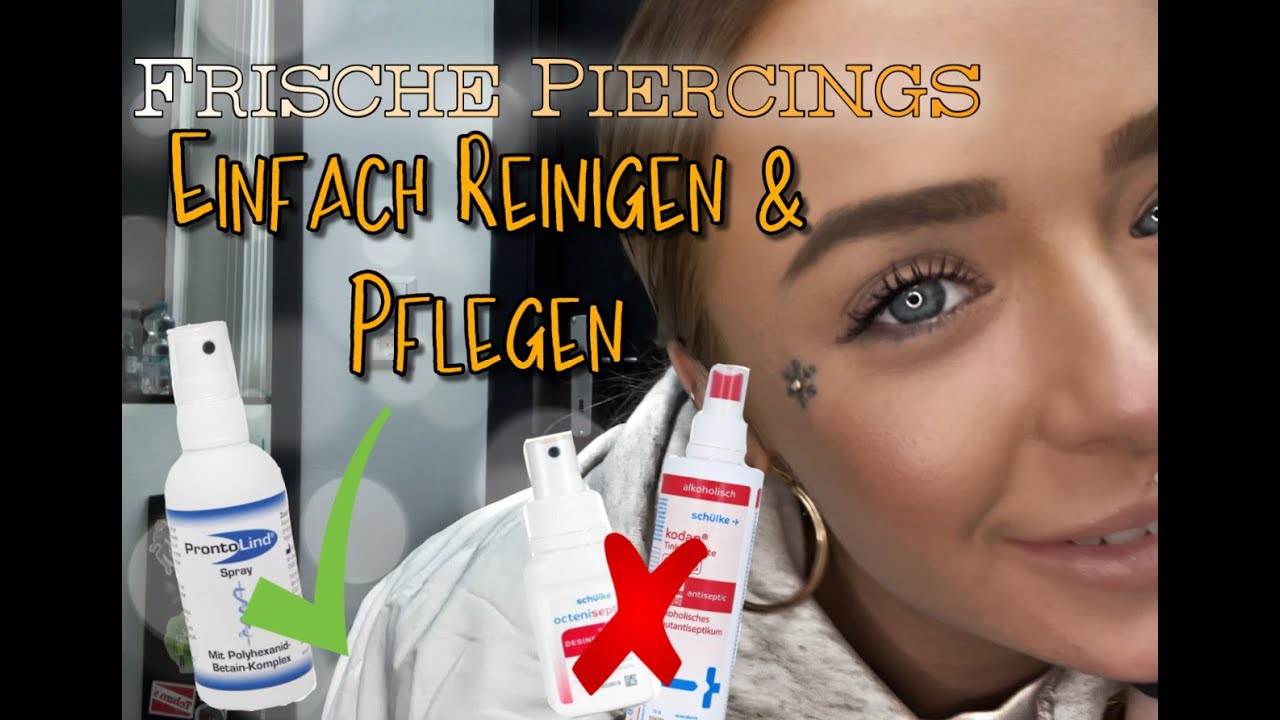 ✨Frische Piercings einfach Reinigen & Pflegen ✨ | DailyRoutine | kiki.tv 😷