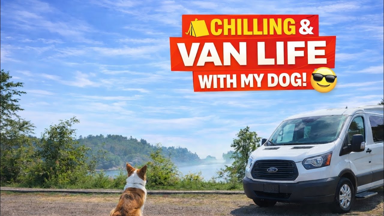 VANLIFE | with my DOG | on the PEACEFUL | NORTH SHORE of MN | MRE for dinner ?? ￼