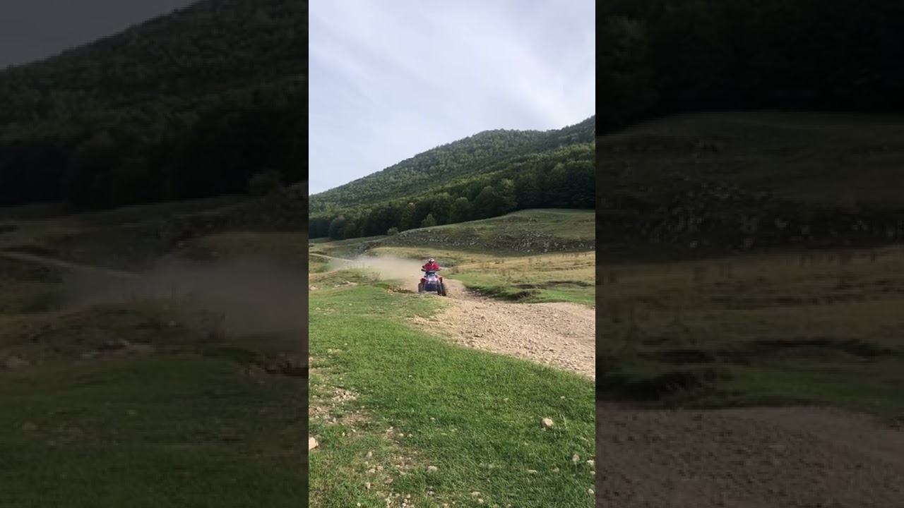 Polaris Scambler full-gas offroad 🚀 #atv #offroad #polaris #quad #drift #jump #speed #exhaust