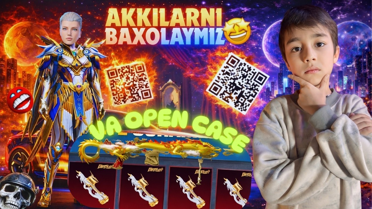 🥵AKK ABZOR + HAMMA KEYSLANI OPEN CASE // SHERTOY x BEKKI PUBG MOBILE