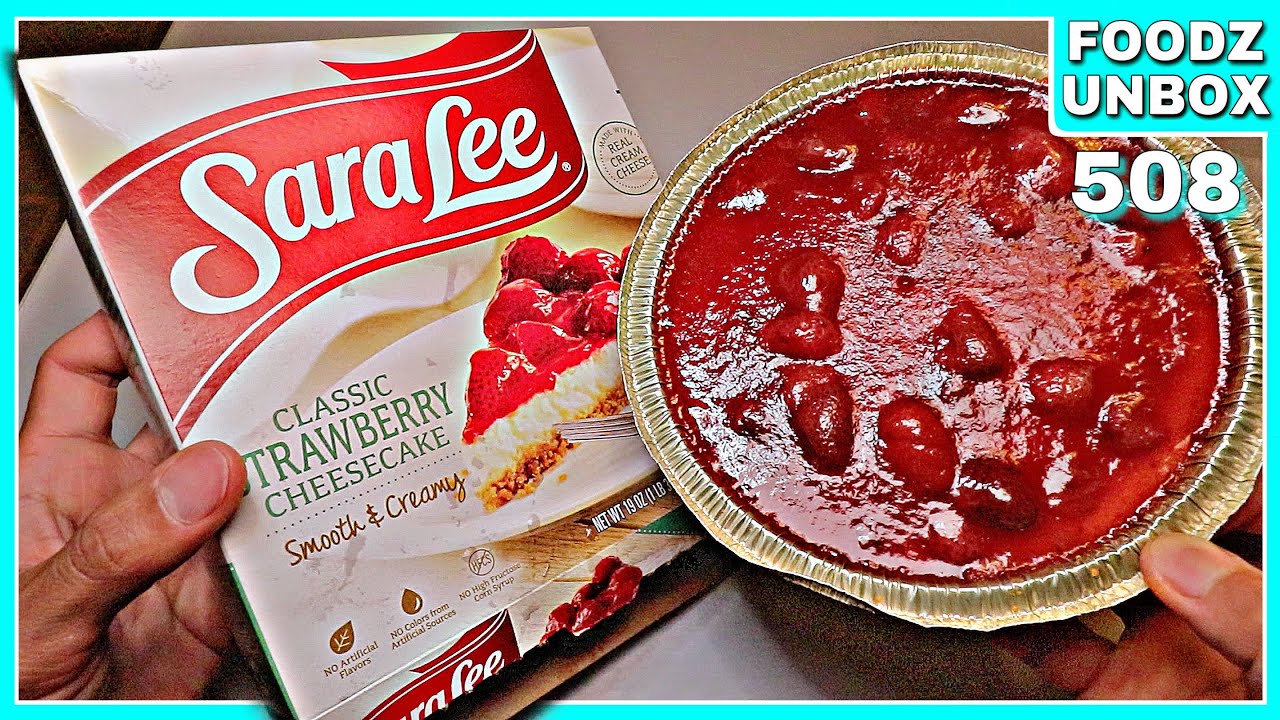 Sara Lee Classic Strawberry Cheesecake Review - Foodz Unbox 508