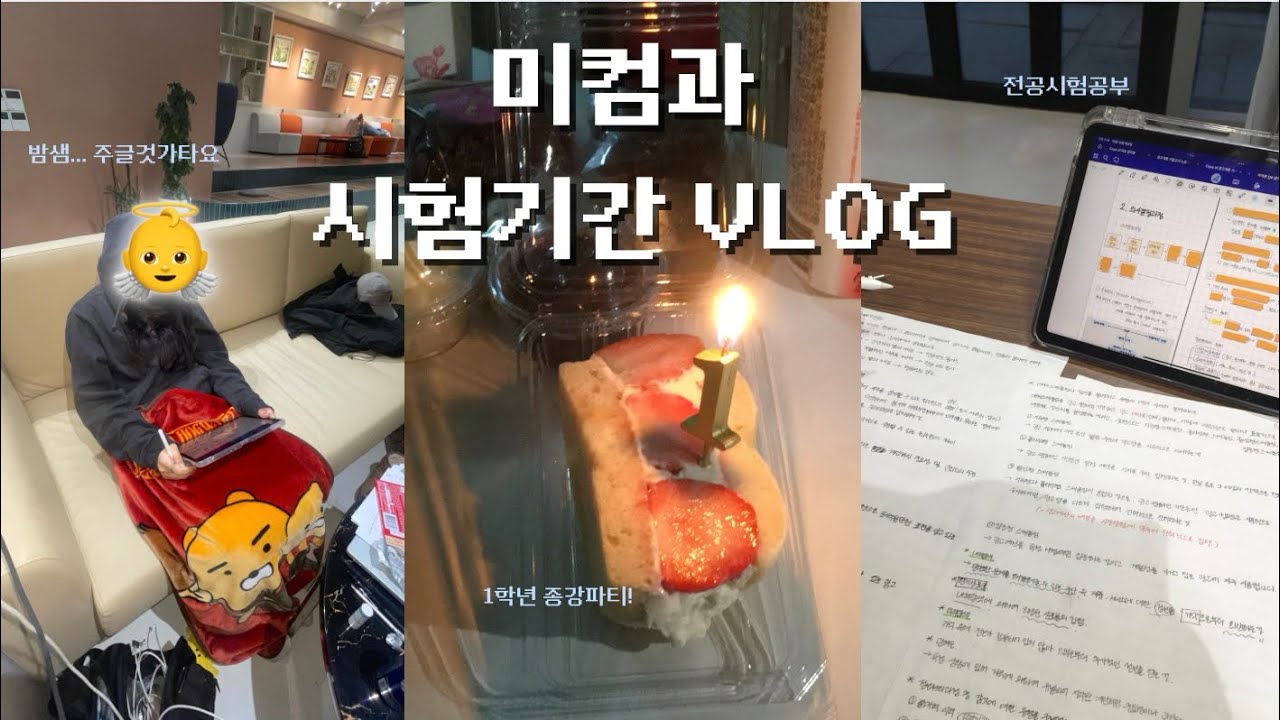 volg | 죽지도 않고 돌아온 시험기간 …👼💥 