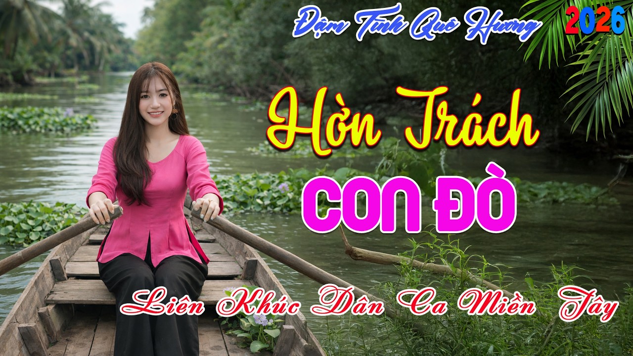 LK Dân Ca Miền Tây HAY NHẤT HIỆN NAY - Hờn Trách Con Đò - Lk Nhạc Trữ Tình Quê Hương Ngọt Ngào