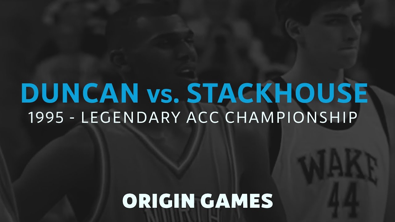 Duncan & Childress vs. Stackhouse & Wallace | 1995 ACC Championship - Wake Forest vs. UNC
