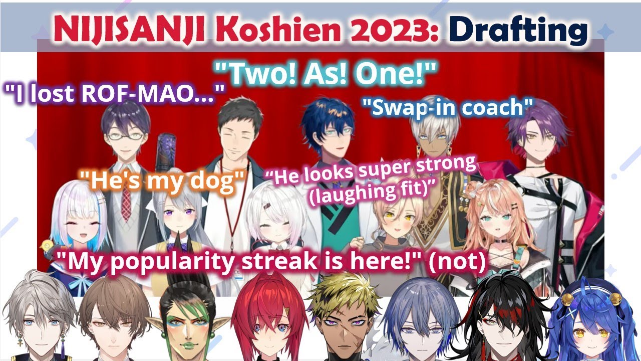 【ENG SUB】NIJISANJI Koshien 2023: Drafting Highlights【にじさんじ甲子園 / NIJISANJI】