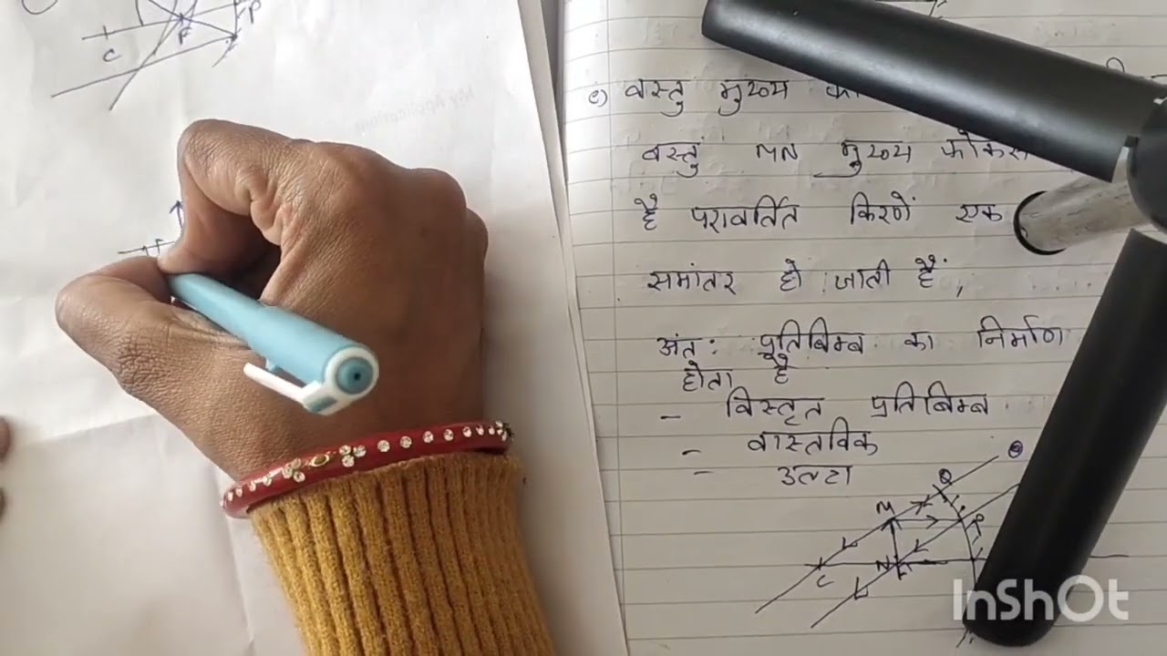 अवतल दर्पण के लिए किरण आरेख #MDC #B. A #youtube 