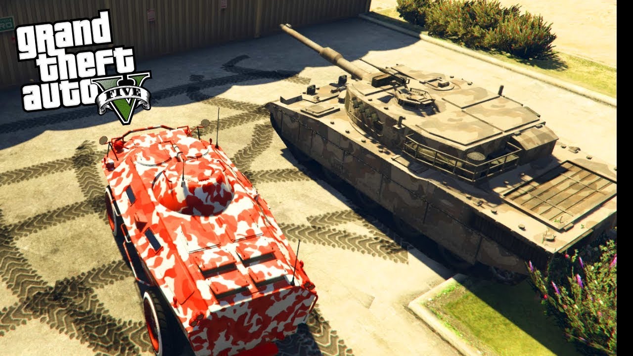 GTA V - APC & TANK TELEPORT GLITCH!