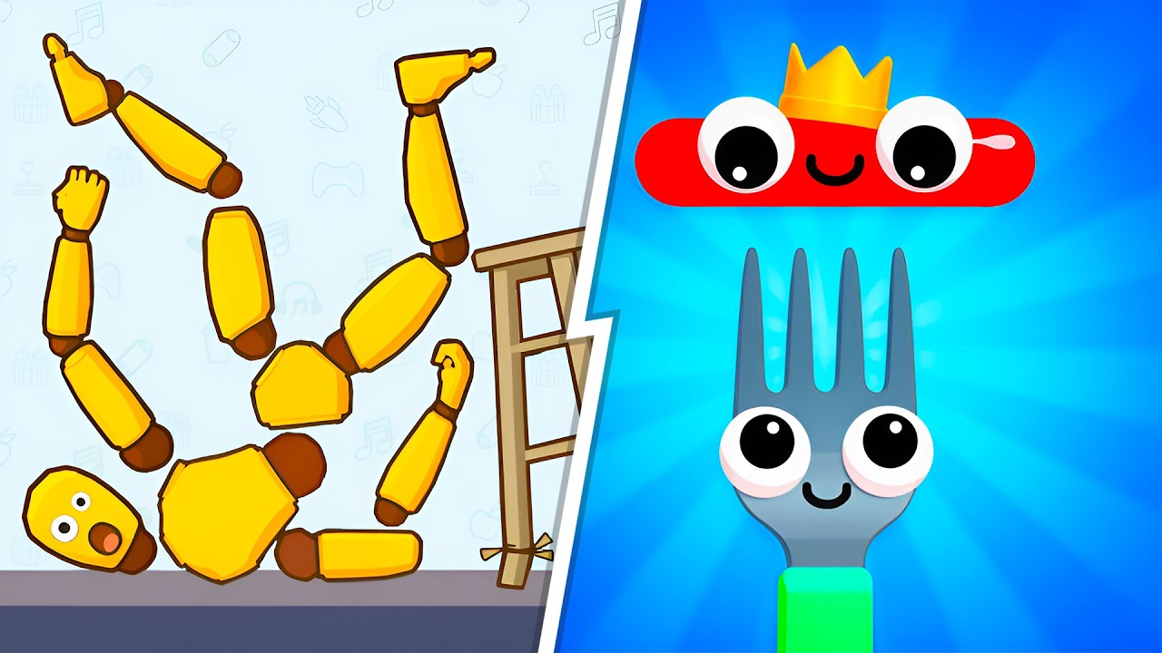 Kick & Break VS Fork N Sausage 🔥 Max Level SpeedRun Gameplay (Android,iOS) Ep 830