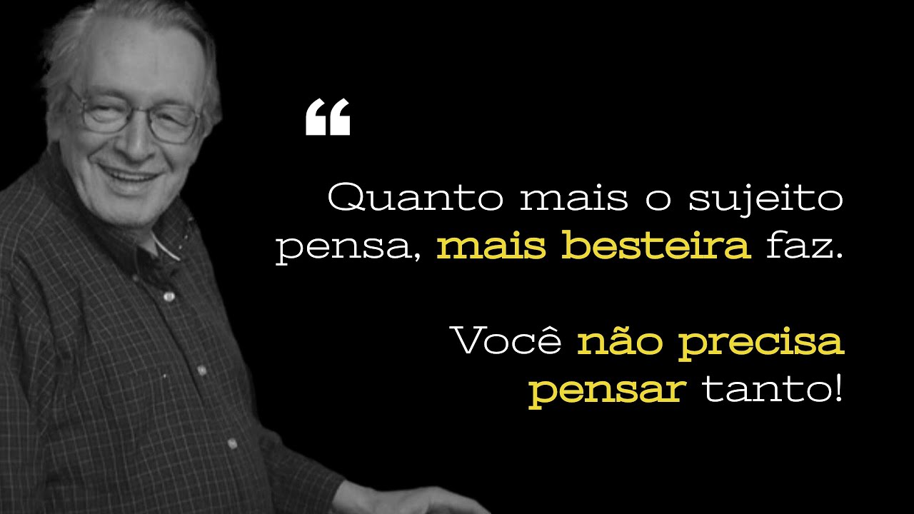 O certo e o errado, e a ÁRVORE do conhecimento! (Olavo de Carvalho)