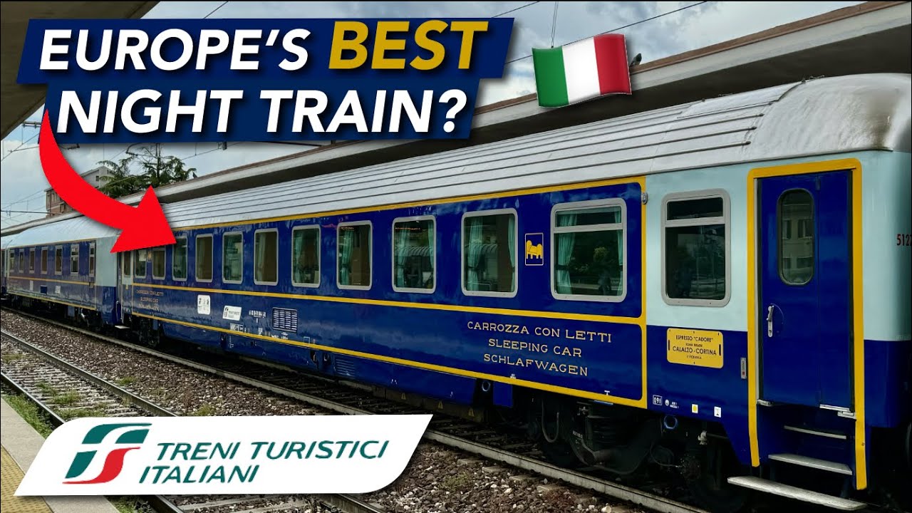 НОВЫЙ РОСКОШНЫЙ спальный поезд Италии - 'Espresso Cadore' от Treni Turistici Italiani