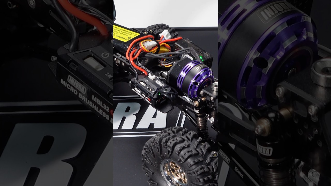 New! G2! Introducing INJORA MBL32 G2 Waterproof Micro Brushless ESC for 1/18 & 1/24 RC Crawlers!