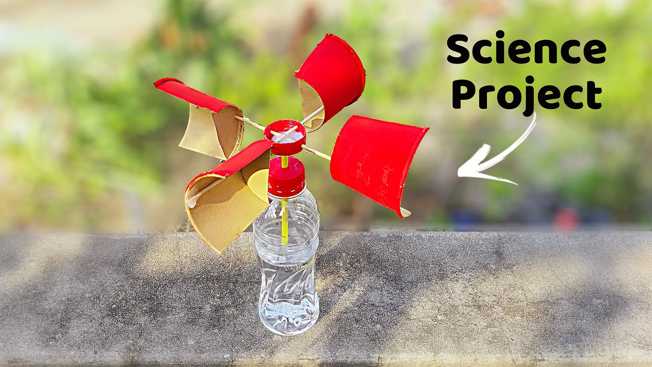 Easy Science Project | DIY Simple Anemometer | School Project