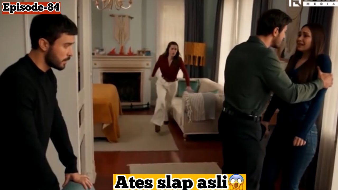 Asli Confesses Her Love to Ates… But Ates Slaps Her and say she is Sister 😳💔 #turkishdramahindi 