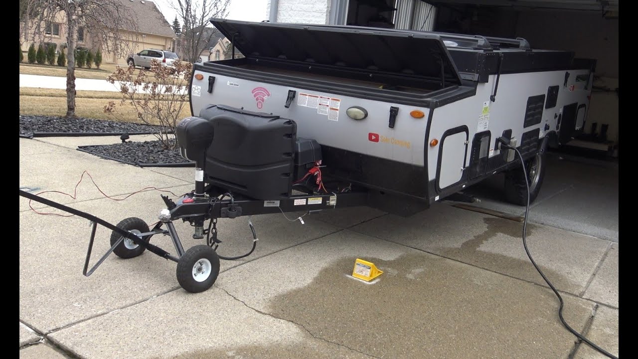 How to De-winterize | Grease Wheel Bearings | A-Frame Camper | Travel-Trailer | Aliner | SoloCamping