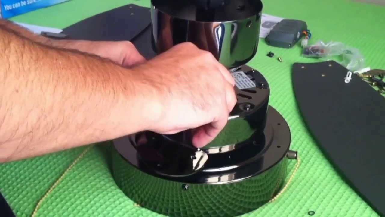 How to install Westinghouse 3 Blade Ceiling Fan Alloy Gun Metal 42''/105cm