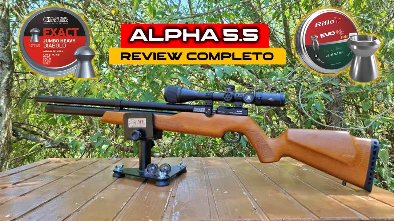 CARABINA PCP ALPHA 5.5 - UMA MÁQUINA DA NOVA VISTA