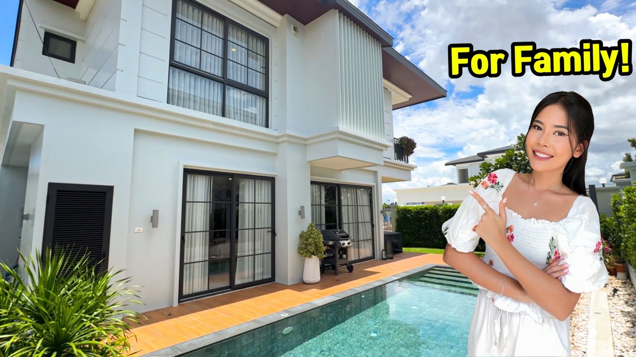 Perfect for Family Home! Cozy Pattaya Pool Villa Tour in Thailand