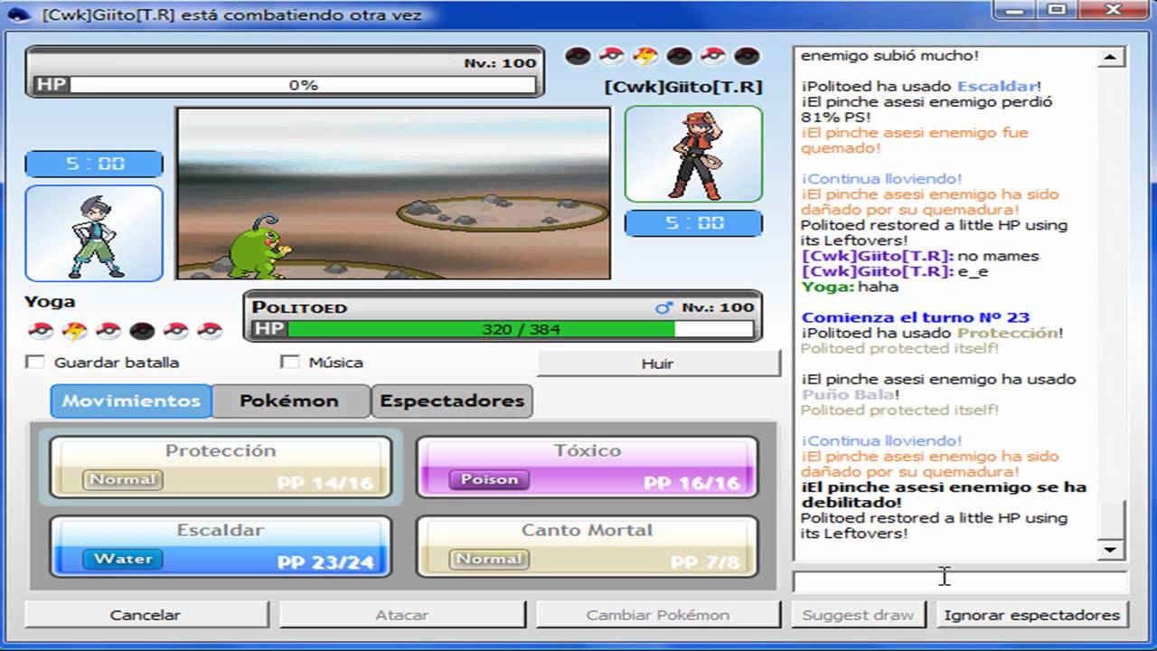 Pokemon online : Yoga vs Giito [II]