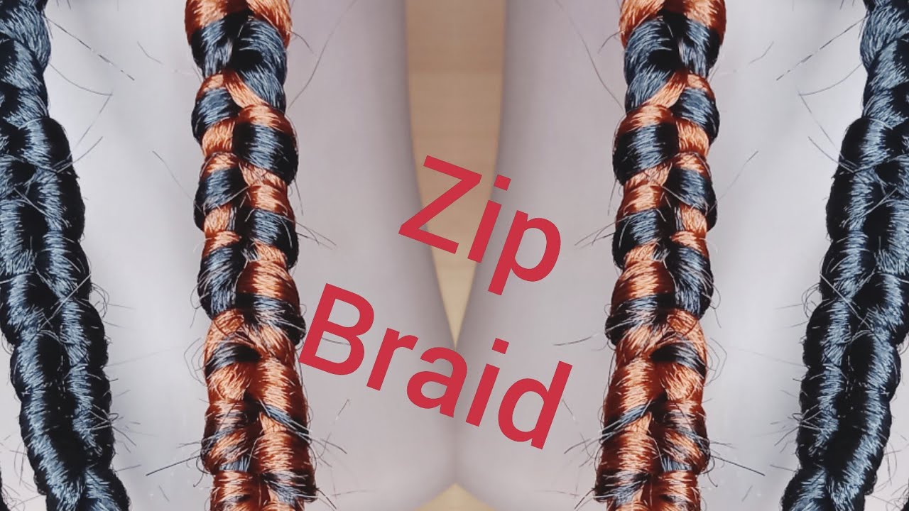 How to Make Zip Braid /Zip Braid For Beginner