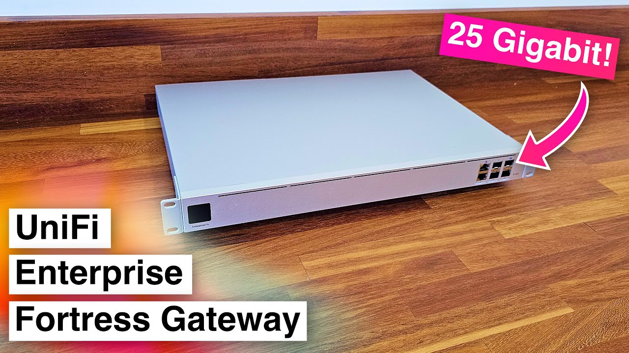 Новый 25-гигабитный монстр от Ubiquiti! — UniFi Enterprise Fortress Gateway