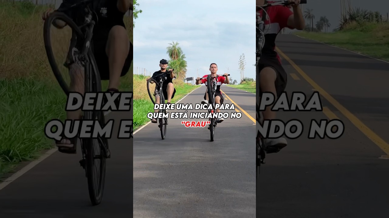 Como dar grau de bike?!🤯 