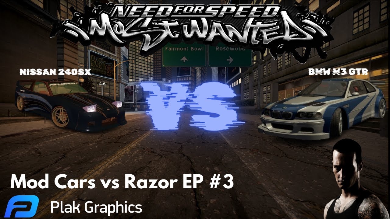 Nissan 240SX VS BMW M3 GTR & Final Pursuit | NFS Most Wanted - Plak Graphics