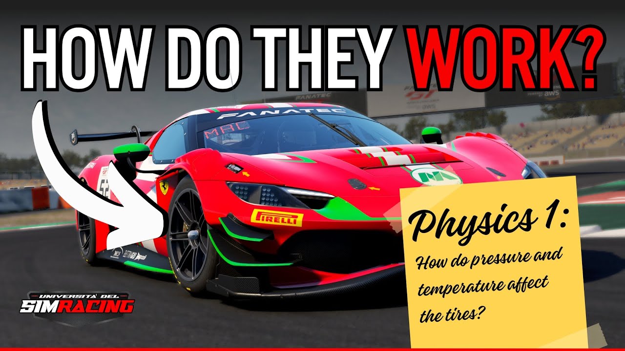 ACC Tyre Pressures and T° in SimRacing | How Do They Work? #assettocorsacompetizione #simracing