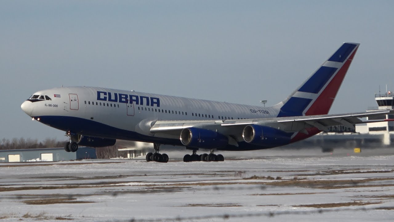 Cubana - Ilyushin Il-96-300 - Takeoff & Landing