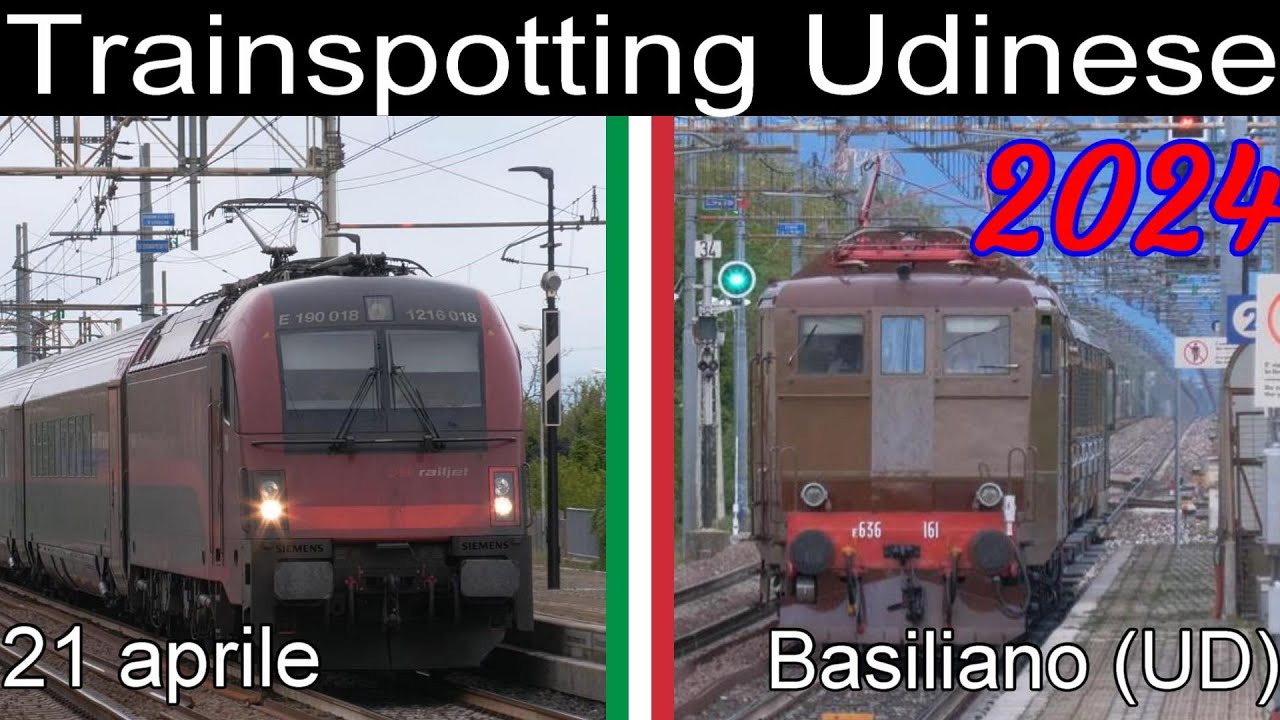 Treni a Basiliano | Linea Udine - Venezia Mestre | 21/04/2024