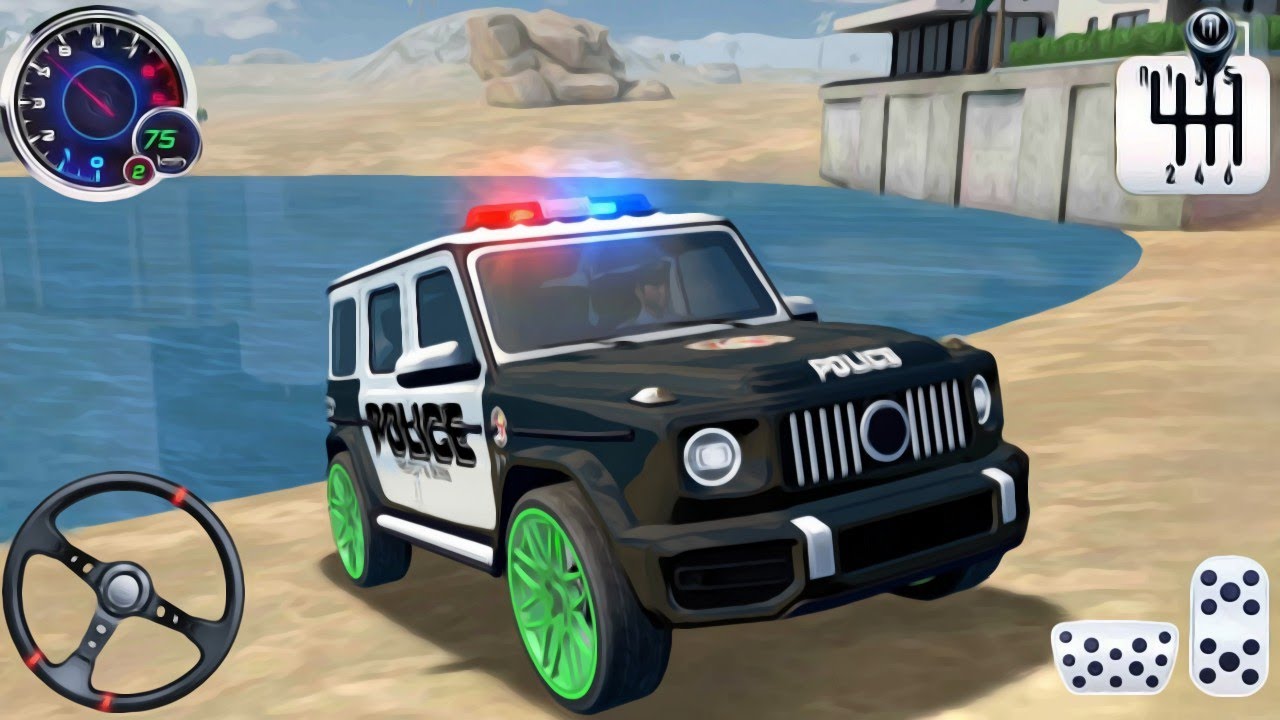 ألعاب سيارات الشرطة محاكي قيادة سيارة شرطه حقيقية - العاب سييارات للاندرويد POLICE CAR SIMULATOR 3D