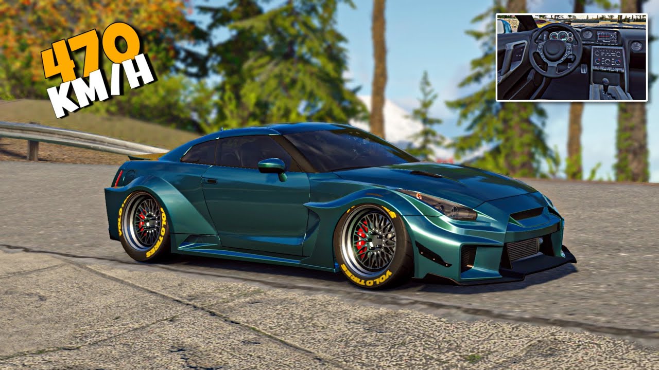Nissan GTR R-35 ☠️ 470 KM/H ! Tuning + Gameplay - CarX Street (4K)