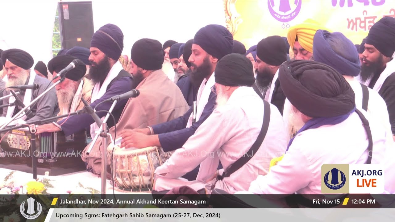 014 Jalandhar 15Nov2024 FriMor Dinas Sohellaa Keertan Bhai Pritpal Singh Jee Regina