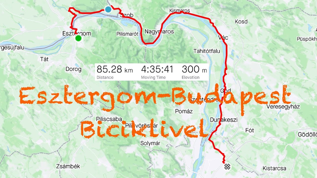 Esztergom- Budapest biciklivel