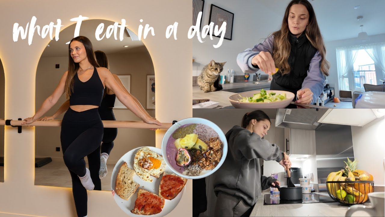 WHAT I EAT IN A DAY | *trying to* prioritise whole foods 🥗