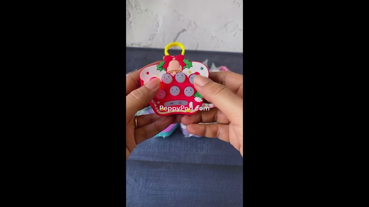 Mini Glow Pop-it Game with Light and Sound