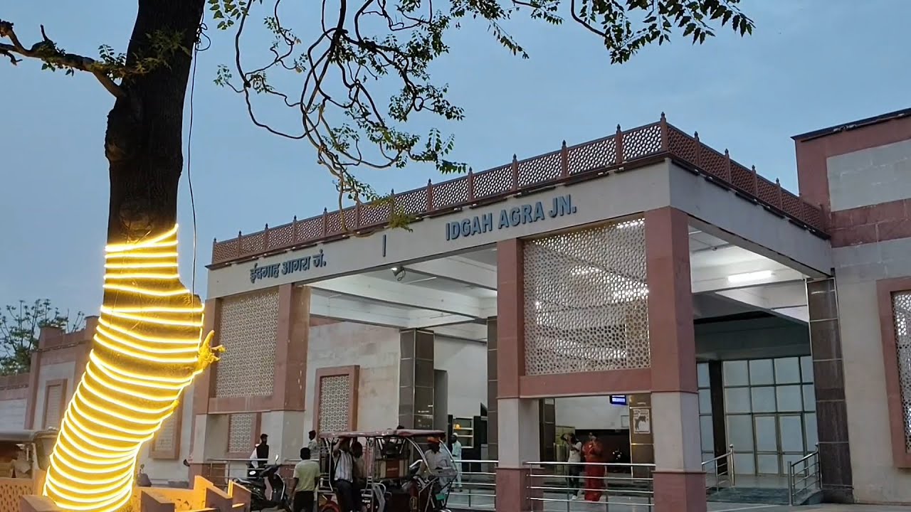 #2025 IDGAH AGRA JUNCTION RAILWAY STATION(NEW LOOK)2025 (ईदगाह आगरा जंक्शन) Renovated Idgah Agra Jn.
