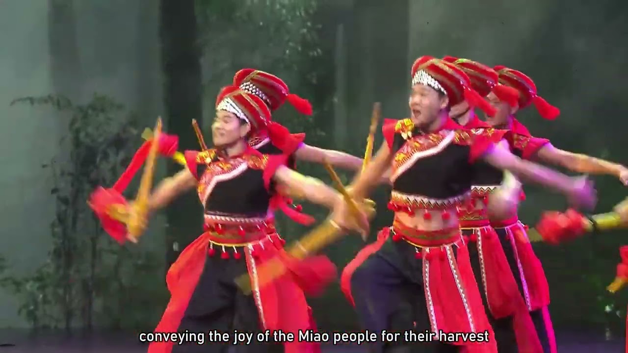 Dance of the Miao nationality the Huashan Festival