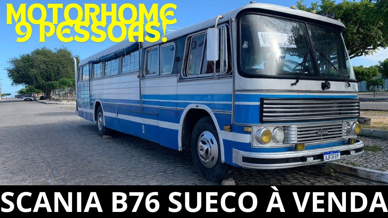 DIGNO DE PLACA PRETA! NIELSON DIPLOMATA JO - SCANIA B76!