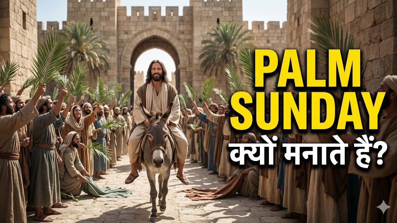 Palm Sunday क्यों मनाते हैं? | Yeshu Ka Jerusalem Mein Pravesh | Bible Story Hindi