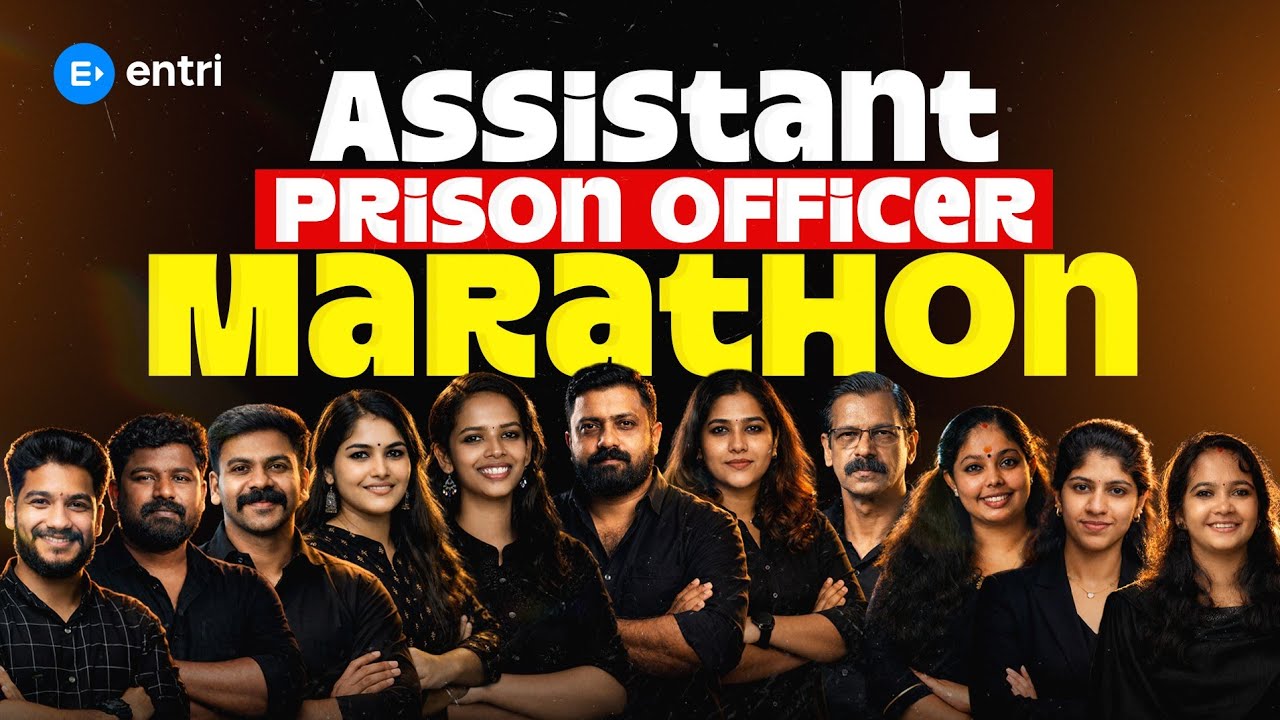 🔥 Assistant Prison officer Marathon 🔥| Entri 