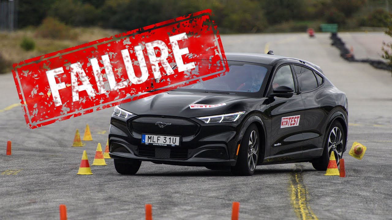 Ford Mustang Mach-E fails the Moose Test