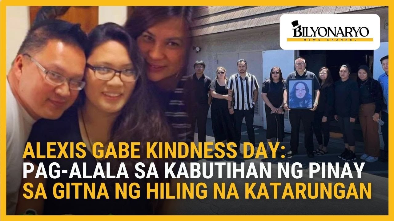 Alexis Gabe Kindness Day: Pag-alala sa kabutihan ng Pinay sa gitna ng hiling na katarungan