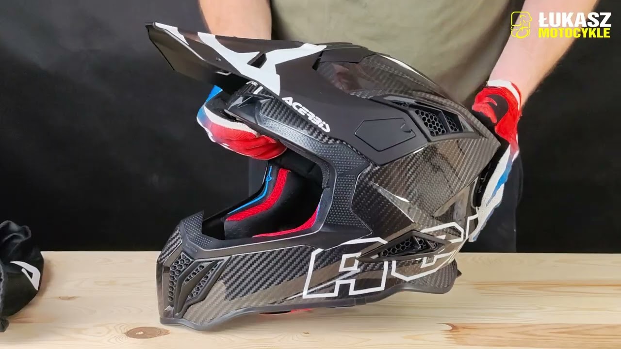 ACERBIS AIRSTRIKE-C Prezentacja kasku motocyklowe w Łukasz-Motocykle