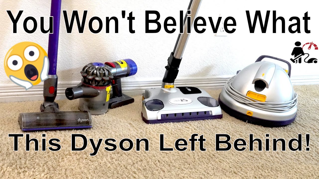Dyson Sick Vacuum VS.  Zero G Vacuum -Pick Up Test