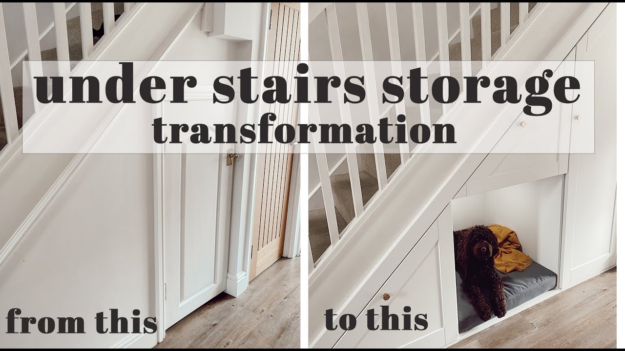 HALLWAY STORAGE TRANSFORMATION/ UNDER STAIRS CUPBOARD MAKEOVER | ORGANISING OUR HALLWAY