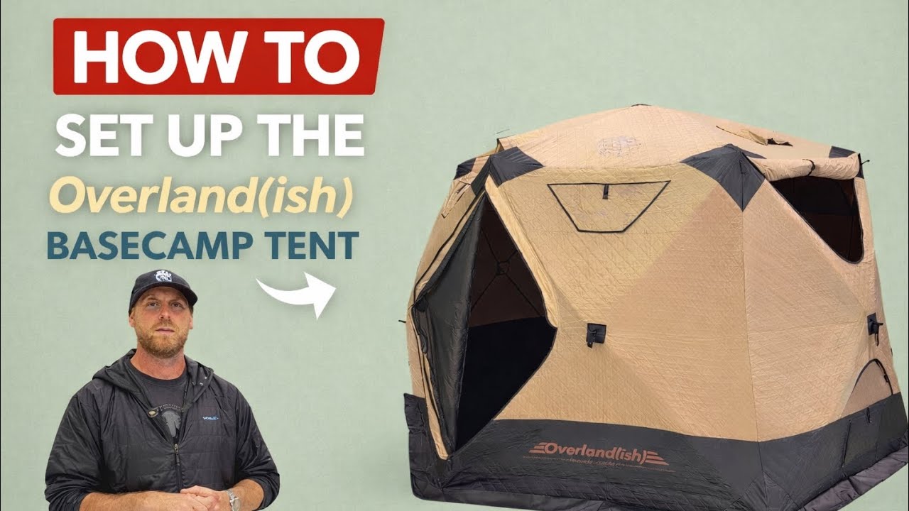 How to Set Up the Overlandish Basecamp Tent (Step-by-Step Guide)