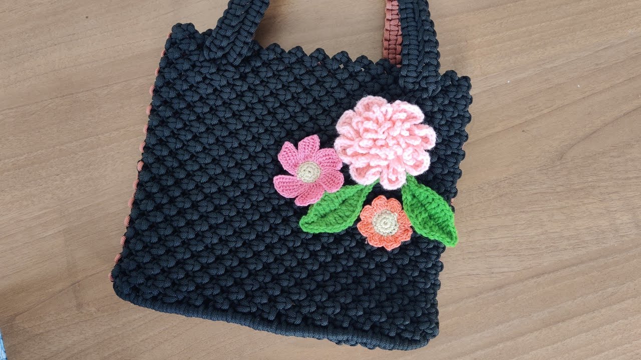 Easy macrame bag making tutorial for beginners 🧶🎀🤗 @Mansi's Handmade