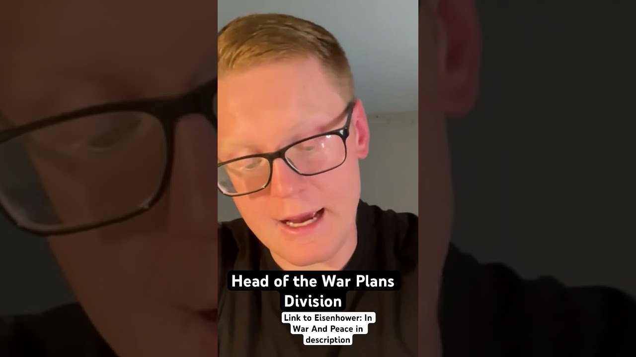Eisenhower To Head The War Plans Division #americangeneral #warplan  #militarybooks