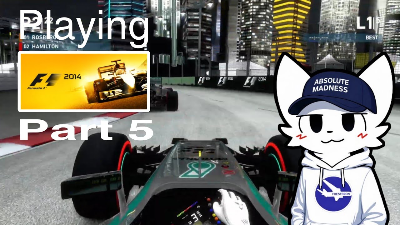 Playing F1 2014 Part 5 | Lewis Hamilton's Mercedes W05 in Marina Bay Street Circuit | Formula 1